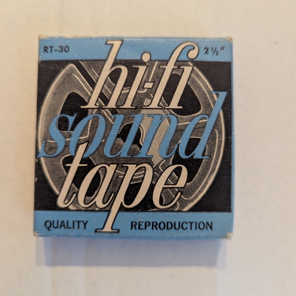 Hi-fi Sound Tape RT-30, 2.5 (0.5‎ Mil) Mylar 300 Ft Untested